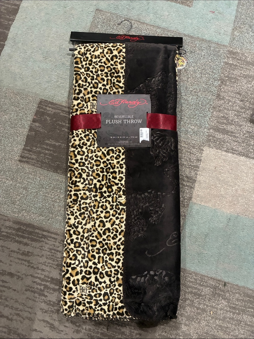 Ed Hardy Reversible Plus Throw